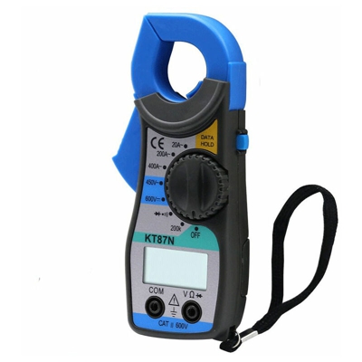 Lupexshop - MULTIMETRO DIGITALE CON PINZA AMPEROMETRICA MISURATORE CORRENTE E VOLT. KT-87N
