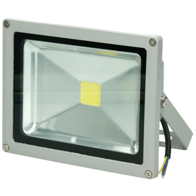 Ecd Germany - Faro 20W LED IP65 proiettore orientabile luce bianco freddo per esterno lavoro