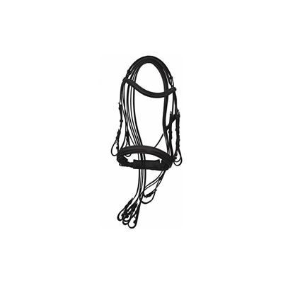 Briglia Anatomica Doppia, Extra Completa, Avana - Rhinegold