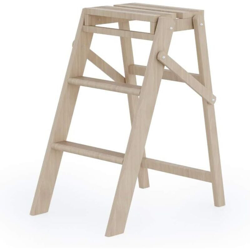 Sgabello WOODY 3 Gradini In Legno Di Faggio Con Spessori Maggiorati Portata 120 Kg - Colombo características