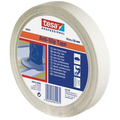 60952-00000-00 60952-00000-00 Nastro antiscivolo ® antiscivolo 60952 Trasparente (L x L) 15 m x 25 mm 1 pz. - Tesa