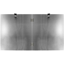 Riflettore a concentrazione di calore 2PCS riflettore di energia termica in alluminio argento características
