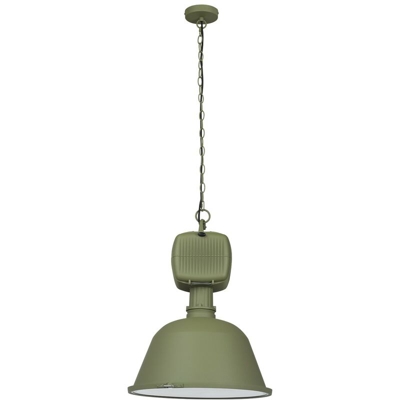 Lampada Bey Verde Kaki Alluminio / Vetro - Sklum