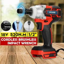 Drillpro - 520N.M Avvitatore a impulsi a batteria senza spazzole 1/2 "Chiave dinamometrica elettrica Utensile elettrico per batteria Makita 18 V en oferta