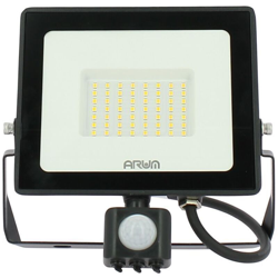 Proiettore nero a LED 50W con rilevatore di movimento IP44 | Température de Couleur: Bianco neutro 4000K características