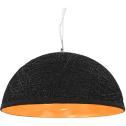 Lampadario da Soffitto Nero e Oro ?50 cm E27 - Multicolore - Youthup características