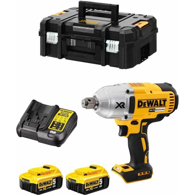 Avvitatore ad Impulsi DeWALT DCF897P2T (2 x 5,0 Ah + DCB107 + TSTAK II)