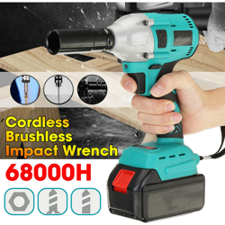 Drillpro - 68000H 880N.M Avvitatore a batteria con batteria LED Cacciavite elettrico da giardino domestico características