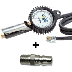 Pistola Gonfiaggio Wonder Michelin Bar Psi Manometro Pneumatici+Racc Japan 1/4' precio