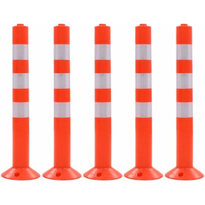 Dissuasore del Traffico 5 pz Plastica 75 cm - Youthup