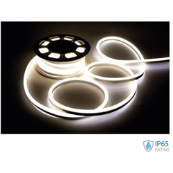 neon flex led impermeabile 10 mt 160° 24 volt 80 watt A+ CE IP65 bianco caldo si tec 605663 características