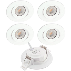 5 Downlight LED ASTURIA Orientabile 5W Eq. 40W | Température de Couleur: Bianco neutro 4000K características