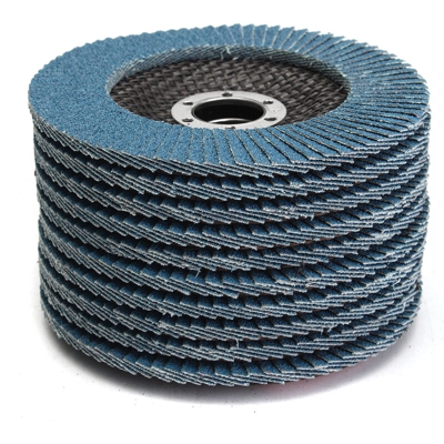 Drillpro - 10 x 125 mm Dischi abrasivi per smerigliatrice Utensile per ruote abrasive Smerigliatrice abrasiva grana 80