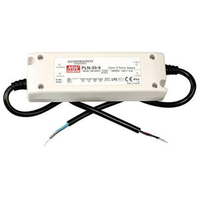 Mean Well PLN-30-24 Driver per LED, Trasformatore per LED Tensione costante, Corrente costante 30 W 0 - 1.25 A 16.8 - 2