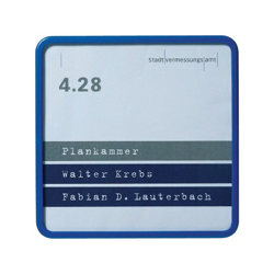 FP - Targhette Blu Insieme Di Plastica 10 Parti en oferta