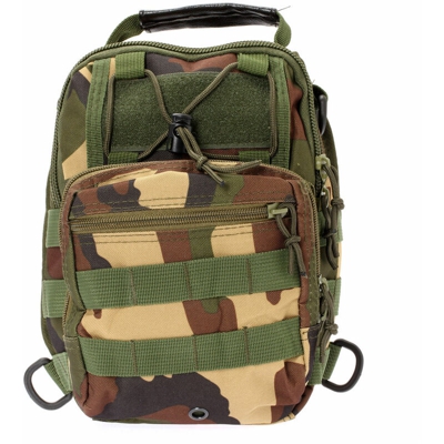 Drillpro - Borsa a tracolla regolabile tattica militare Camping Trekking Outdoor Sportcamouflage tipo 2
