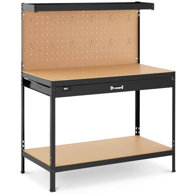 MSW - Banco Da Lavoro Tavolo Da Lavoro Professionale Da Officina Portautensili 230 kg