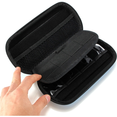 Custodia per custodia Custodia per custodia Custodia multifunzionale per auricolare Cavo USB per viaggi Nero