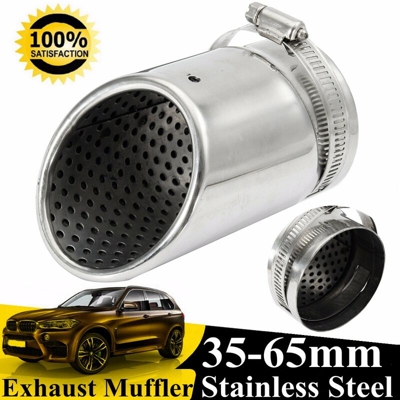 Diametro interno marmitta tubo di scarico punta coda 35-65 mm