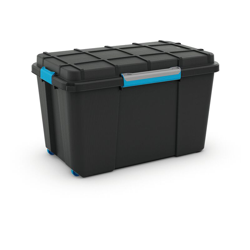 scatola di immagazzinaggio Kis con le ruote 'Scuba XL' Nero / Blu - Zwart / Blauw en oferta