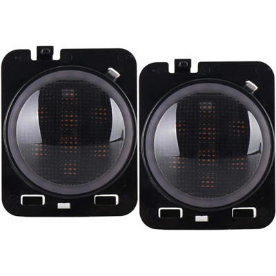 Kit Freccia Laterale a Led Side Marker Dinamica Lente Fume Jeep Wrangler JK 2007-2015