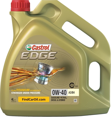 CASTROL Olio motore EDGE 0W-40 A3/B4 15338F