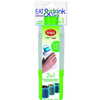 BOTTIGLIA MANGIA E BEVI VERDE - Snips