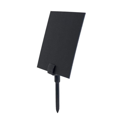 20 Supporti con punta per targhette scrivibili Nero