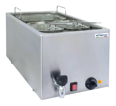 Cuocipasta elettrico da banco 25 Litri cm 34x60x30 CPS25 - Teknoline