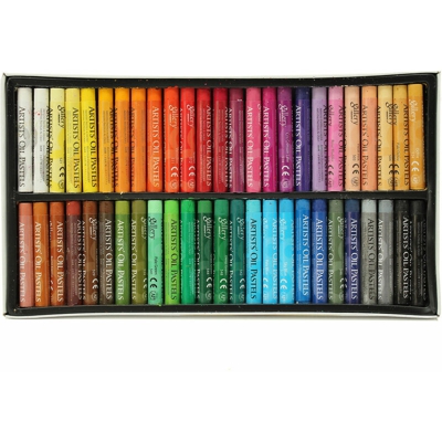 50pcs pastelli 50 colori non tossici per il regalo dei bambini