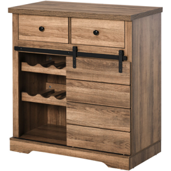 Credenza da Cucina in Stile Industriale Dispensa Vintage - Homcom características