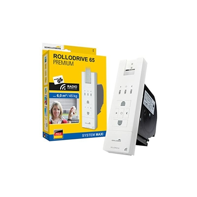 22728 Radio-Avvolgitore Elettrico ROLLODRIVE 65 Premium, Bianco - Schellenberg
