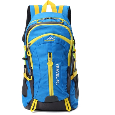 Zaino impermeabile unisex da esterno per viaggi sportivi 40L blu