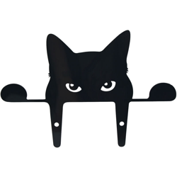 Black Silhouette Cat Ornament Acrilico Giardino Giardino Esterno Stile A precio