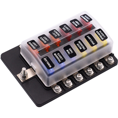 Scatola dei fusibili 1 in 12 out con indicatore LED [tipo con morsetto a vite] F3095-Z