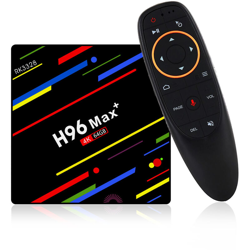 H96 Max Plus RK3328 4G / 64G Android 8.1 USB3.0 Supporto controllo vocale TV Box HD HD Netflix 4K Youtube precio
