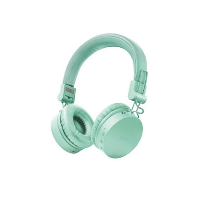 23912 cuffia e auricolare Cuffie Padiglione auricolare Connettore 3.5 mm Micro-USB Bluetooth Turchese - Trust