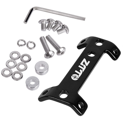 Bottiglia in lega di alluminio a doppia punta della bicicletta della gabbia Extender Mountain bike bottiglia di acqua supporto della gabbia Monte