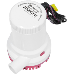 2000GPH pompa di sentina di grande cilindrata 12V DC yacht motoscafo motorhome pompa per acque reflue modello G2000-60-12 (12V) en oferta