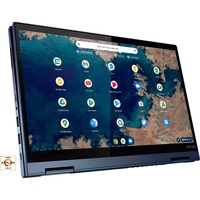 ThinkPad C13 Yoga DDR4-SDRAM Chromebook 33,8 cm (13.3") 1920 x 1080 Pixel Touch screen AMD Athlon Gold 4 GB 64 GB eMMC Wi-Fi 6 (802.11ax) Chrome OS Blu, Notebook