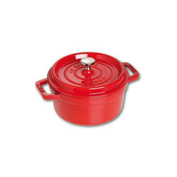 Cocotte in Ghisa con Coperchio Diametro 20 cm Capacità 2.2 lt Colore Rosso Ciliegia - Linea La Cocotte en oferta