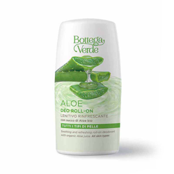 ALOE - Desodorante roll-on - calmante refrescante - con zumo de Aloe ecológico (50 ml) - para todo tipo de pieles en oferta