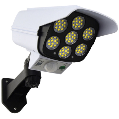 Simulazione di applique da parete solare monitoraggio corpo umano faretto a induzione luce da giardino luce da giardino 3 modalit