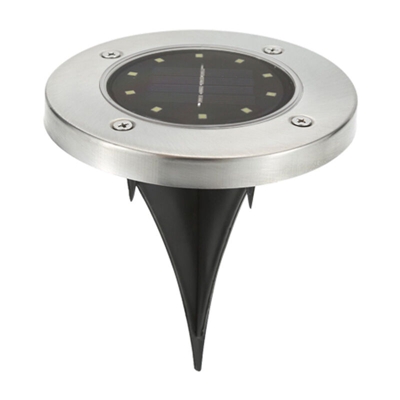 10LED solare luce calda interrata singola installazione