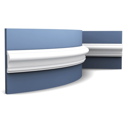 Cornice Parete flessibile modanatura aspetto stucco Decor P8020F LUXXUS decorativo Cornicione - Orac