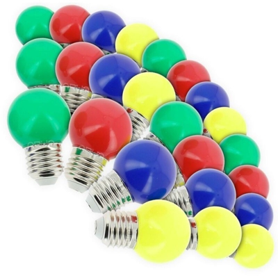 Lotto di 24 lampadine E27 Ghirlanda per esterni