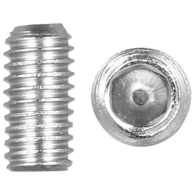 Asupermall - 50 pezzi DIN916 304 in acciaio inox concava esagono incassato vite di fermo / senza testa / contatore macchina / filo superiore M-3 * 6
