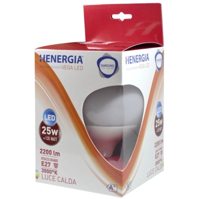 Henergia - VEGA GLOBO G120 25W 3000K