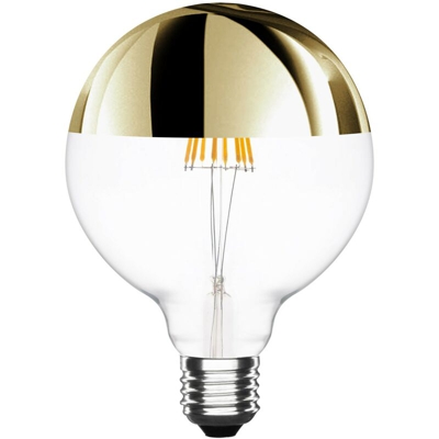Lampadina Spher Reflect Vetro Dorato - Sklum