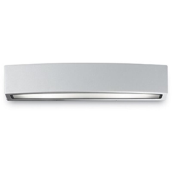 Applique id-andromeda ap2 e27 led ip54 45cm biemissione alluminio grigio bianco antracite nero lampada parete moderna esterno, finitura metallo grigio características